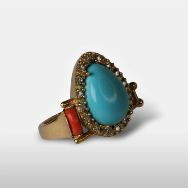 Ring "Blue Drop" - Image 2