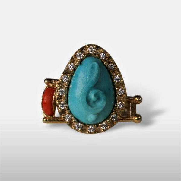 Ring "Blue Drop" - Image 5